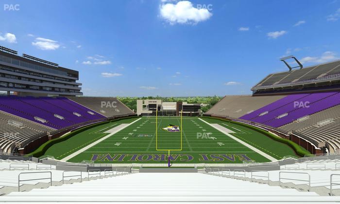 Dowdy-Ficklen Stadium - Section 27 Seat View