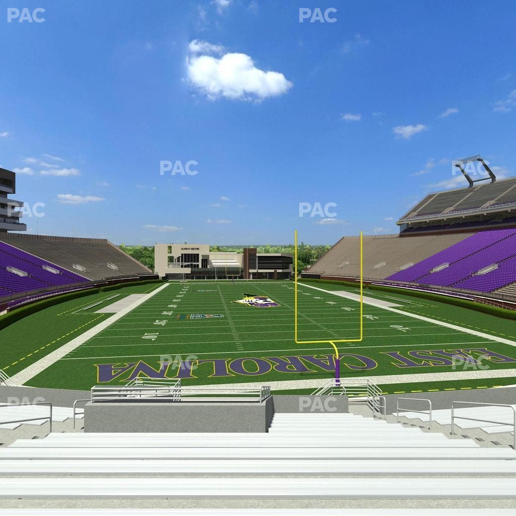 Dowdy-Ficklen Stadium - Section 28 Seat View
