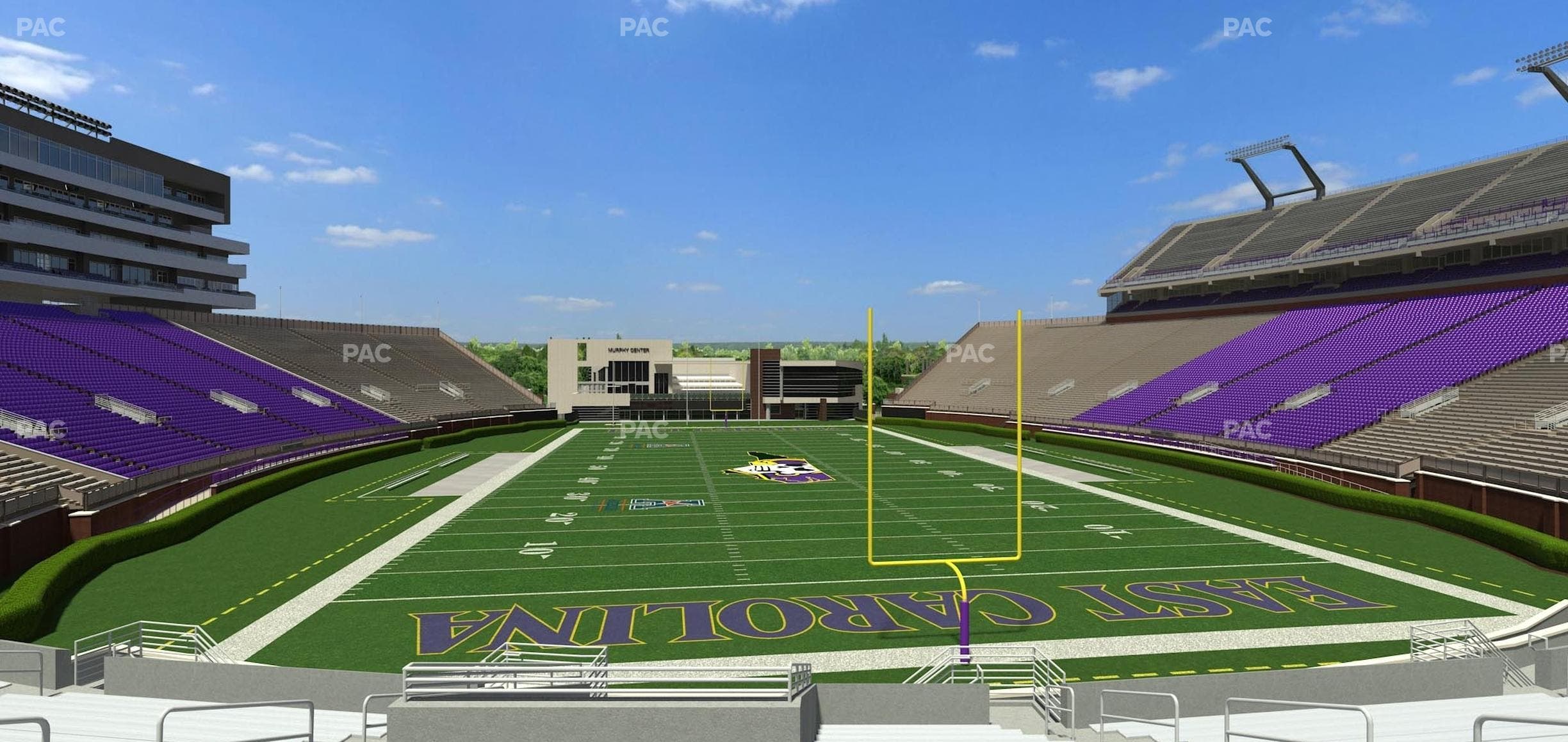 Dowdy-Ficklen Stadium - Section 28 Seat View