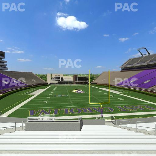 Dowdy-Ficklen Stadium - Section 28 Seat View