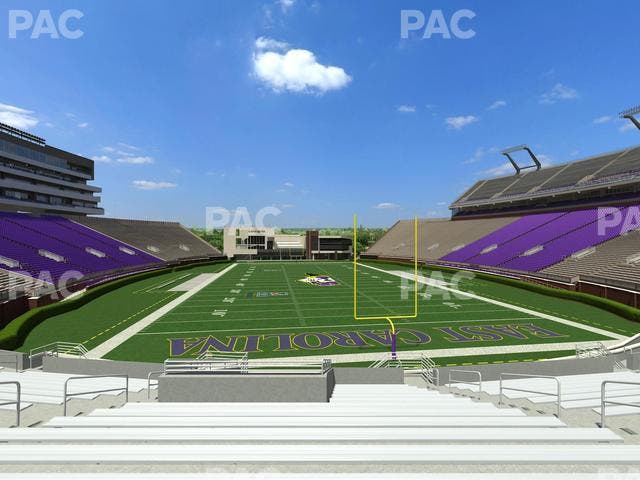 Dowdy-Ficklen Stadium - Section 28 Seat View