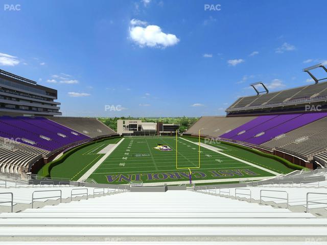 Dowdy-Ficklen Stadium - Section 28 Seat View