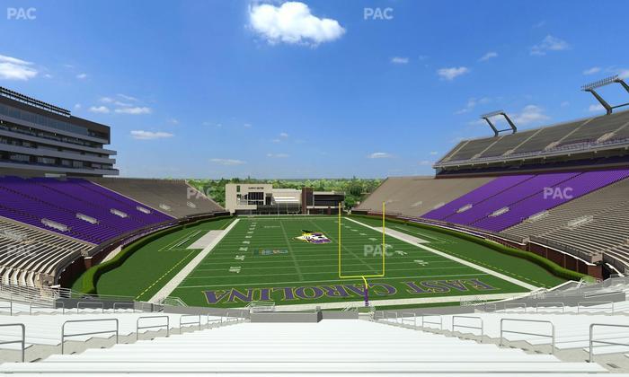 Dowdy-Ficklen Stadium - Section 28 Seat View