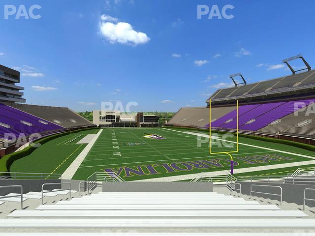 Dowdy-Ficklen Stadium - Section 29 Seat View Dowdy-Ficklen Stadium - Section 29 Seat View