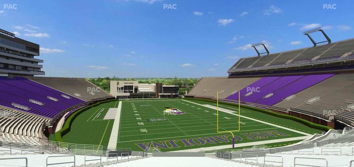Dowdy-Ficklen Stadium - Section 29 Seat View