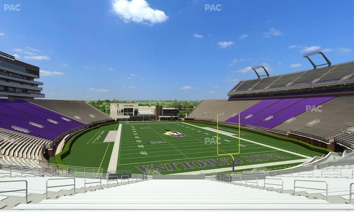 Dowdy-Ficklen Stadium - Section 29 Seat View