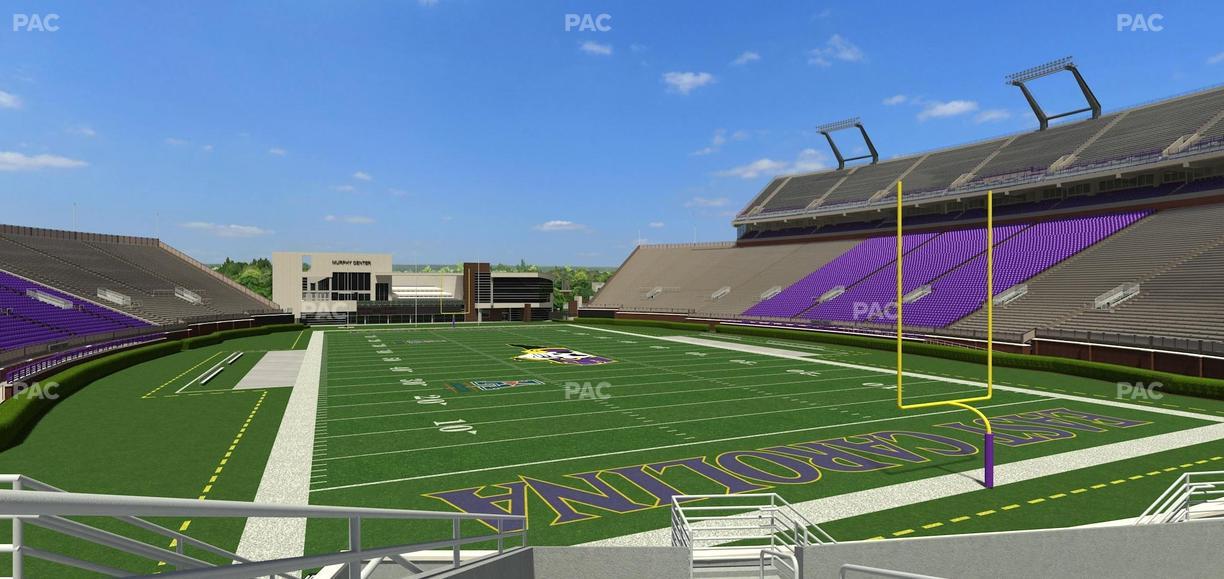 Dowdy-Ficklen Stadium - Section 30 Seat View