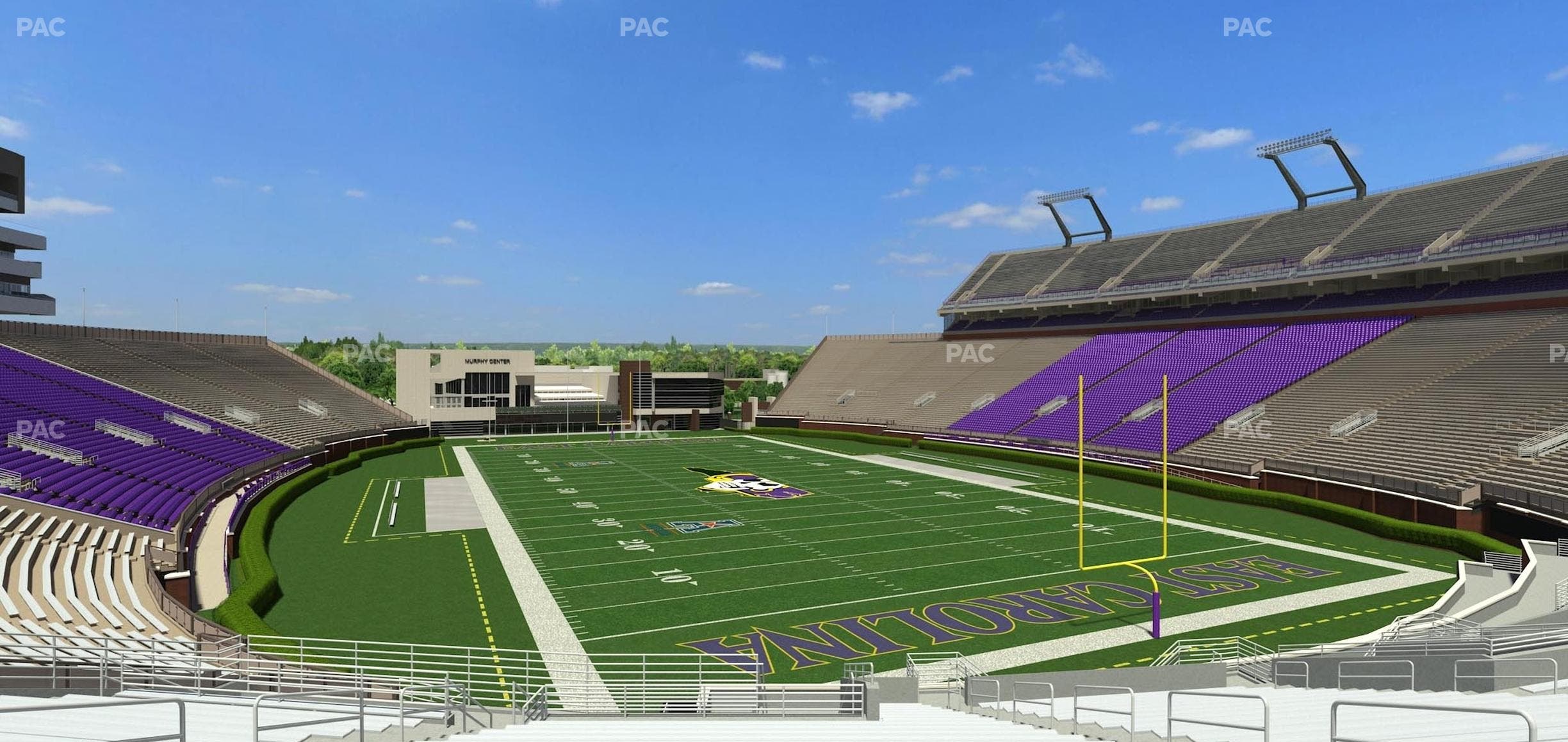 Dowdy-Ficklen Stadium - Section 30 Seat View