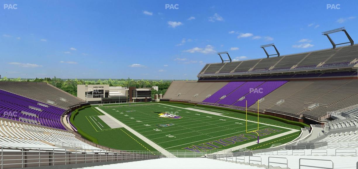 Dowdy-Ficklen Stadium - Section 31 Seat View