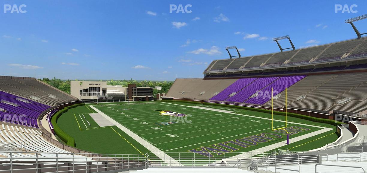 Dowdy-Ficklen Stadium - Section 31 Seat View