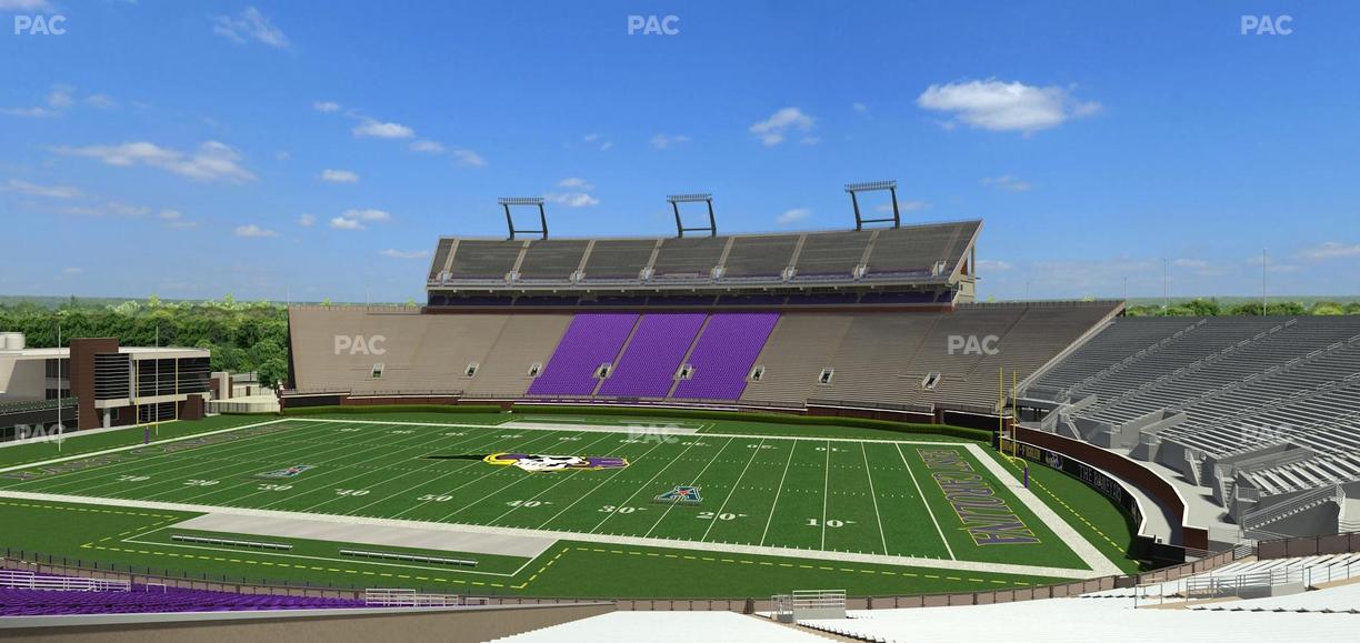 Dowdy-Ficklen Stadium - Section 4 A Seat View