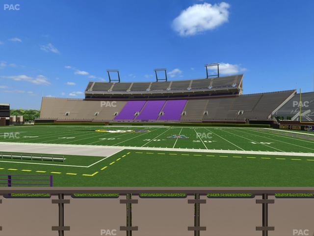 Dowdy-Ficklen Stadium - Section 4 B Seat View