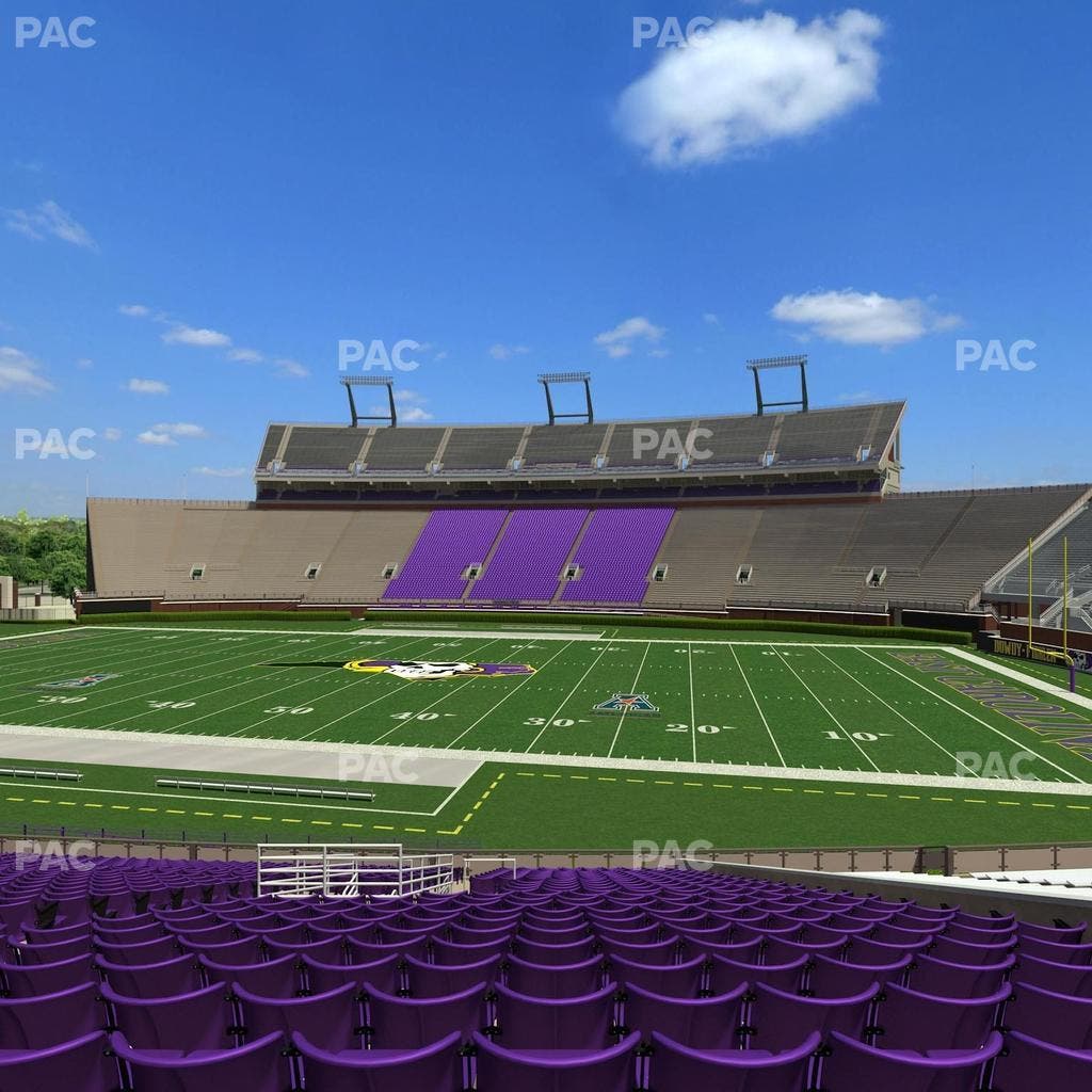 Dowdy-Ficklen Stadium - Section 4 B Seat View