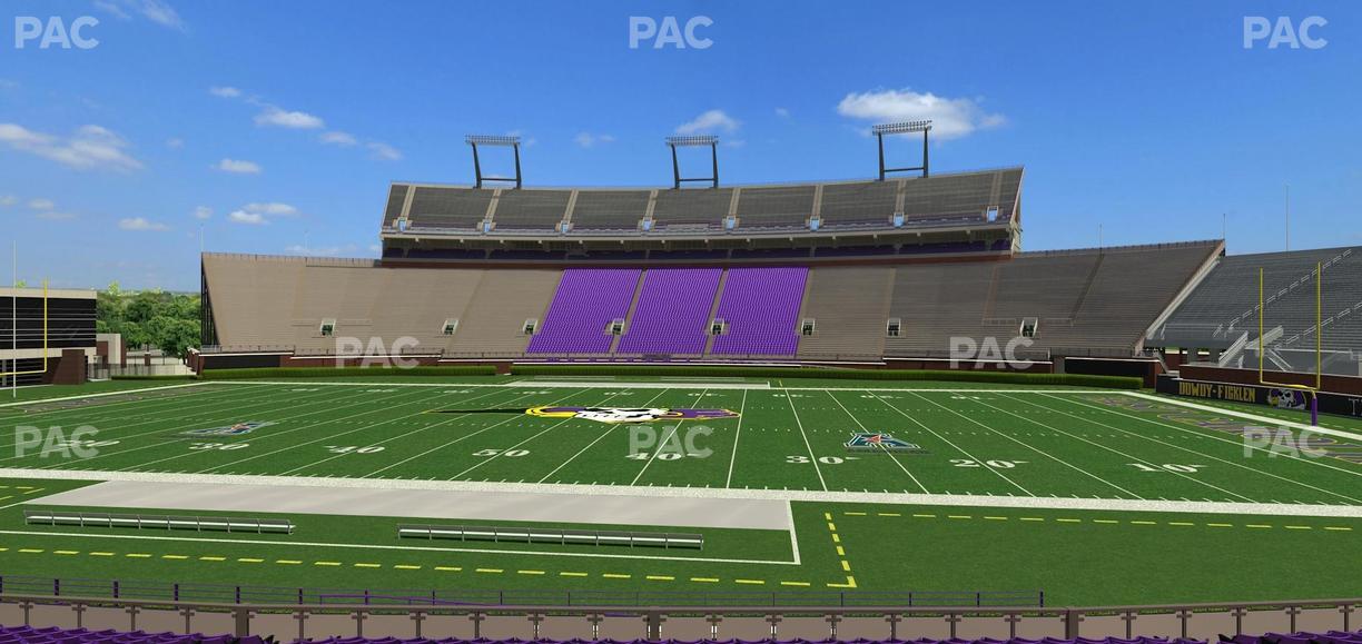 Dowdy-Ficklen Stadium - Section 5 Seat View