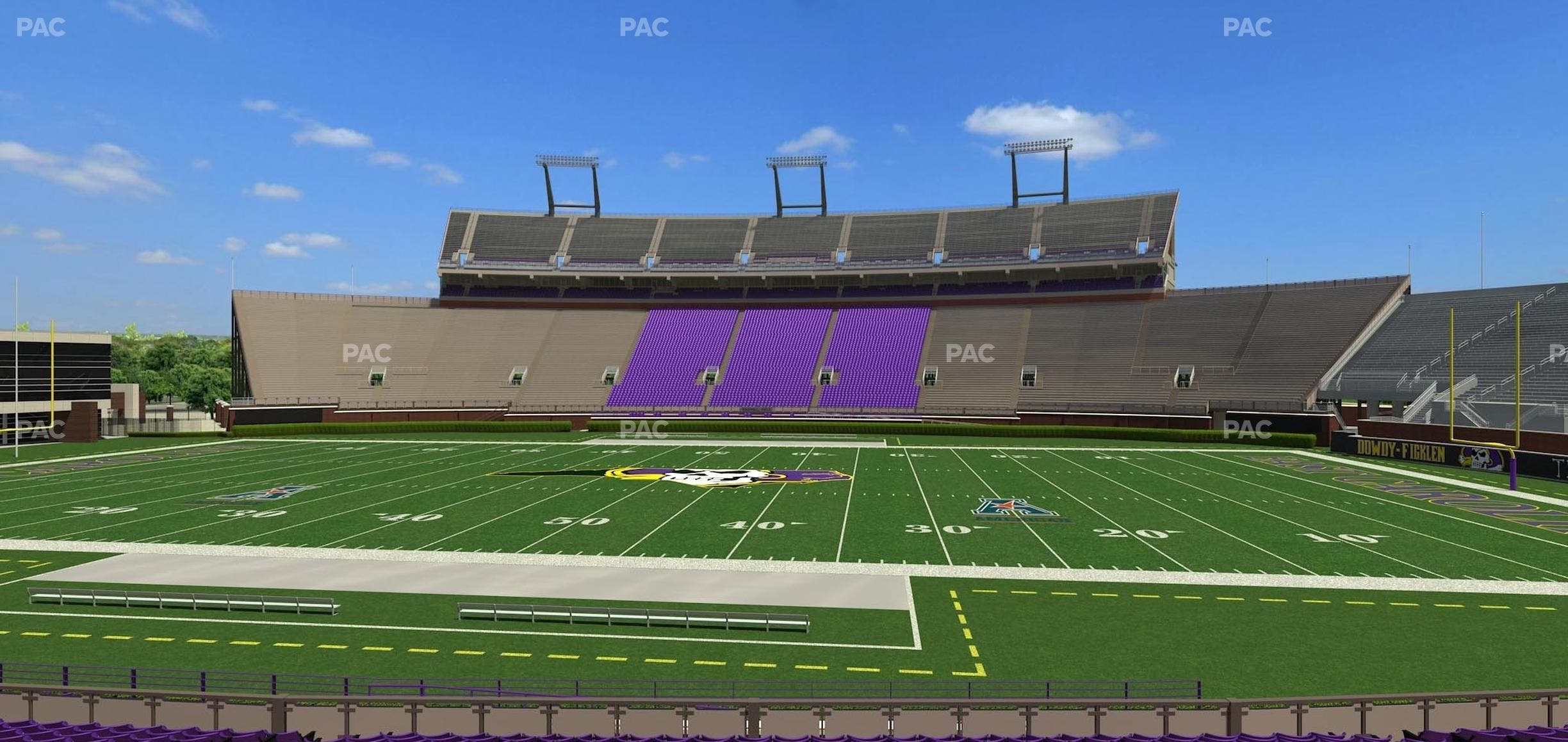Dowdy-Ficklen Stadium - Section 5 Seat View