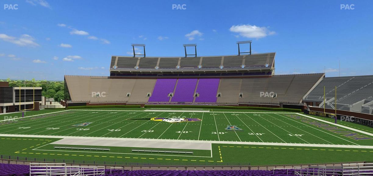 Dowdy-Ficklen Stadium - Section 5 Seat View