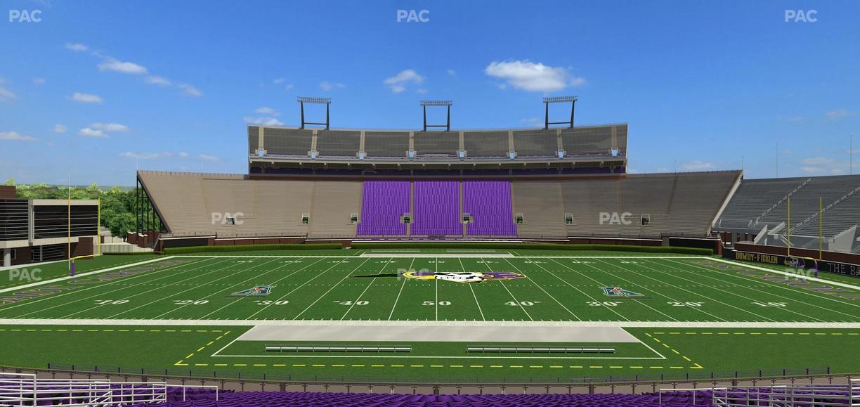 Dowdy-Ficklen Stadium - Section 6 Seat View