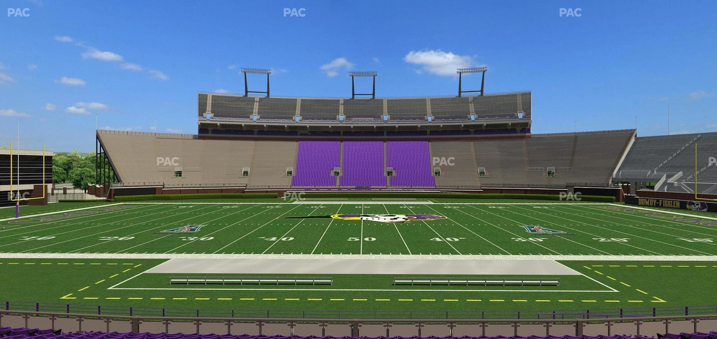 Dowdy-Ficklen Stadium - Section 6 Seat View