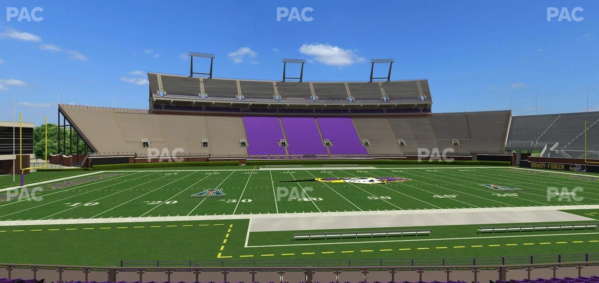 Dowdy-Ficklen Stadium - Section 7 Seat View