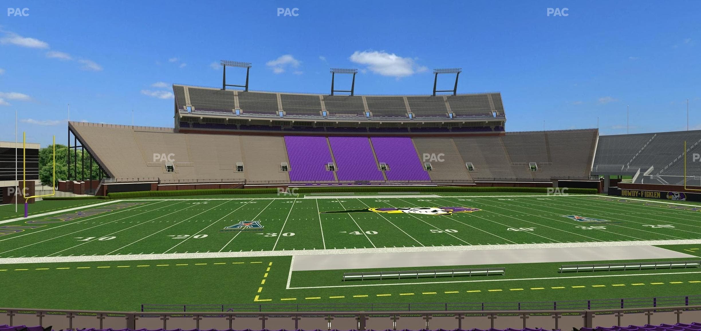 Dowdy-Ficklen Stadium - Section 7 Seat View