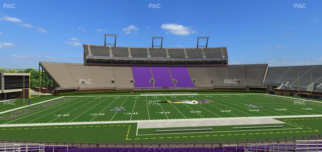Dowdy-Ficklen Stadium - Section 7 Seat View