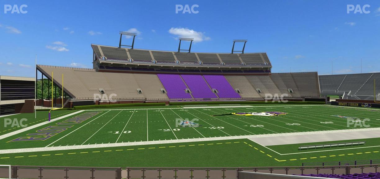 Dowdy-Ficklen Stadium - Section 8 B Seat View