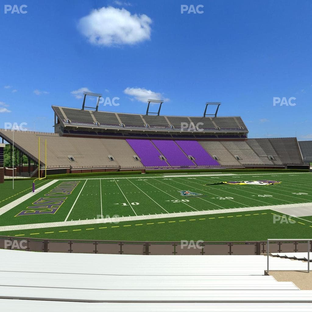 Dowdy-Ficklen Stadium - Section 9 Seat View