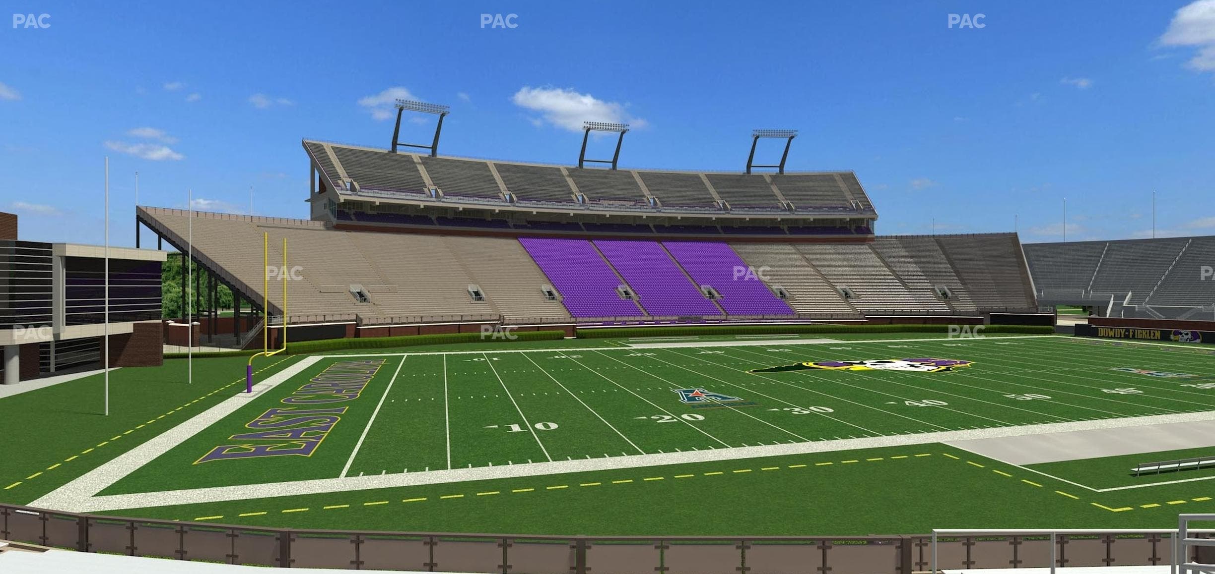 Dowdy-Ficklen Stadium - Section 9 Seat View
