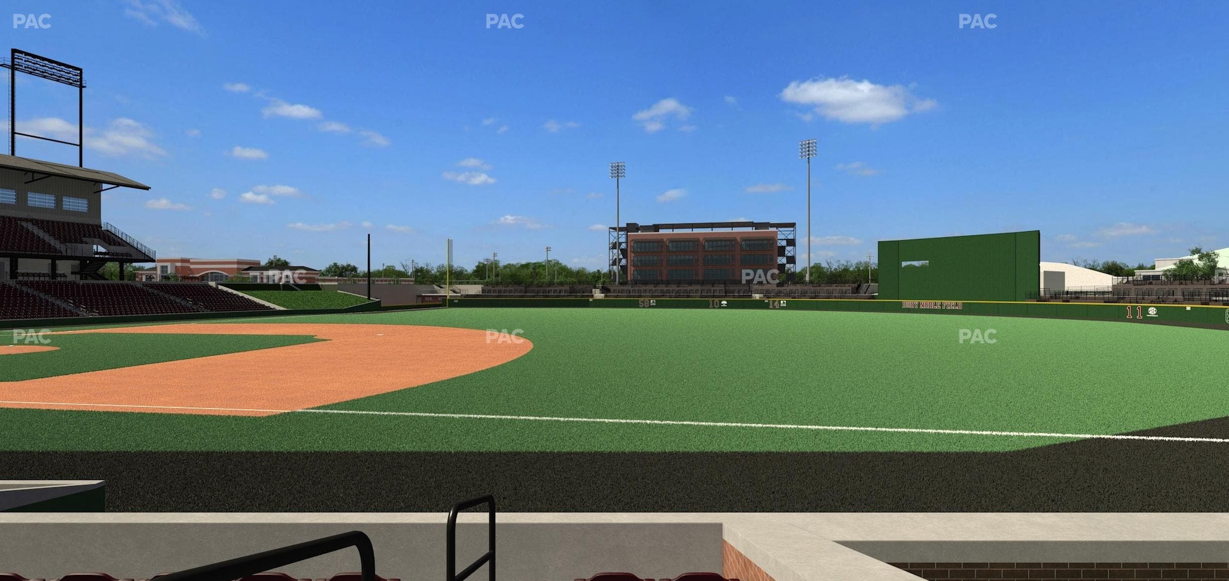 Dudy Noble Field - Section 101 Seat View