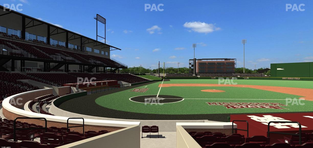 Dudy Noble Field - Section 106 Seat View