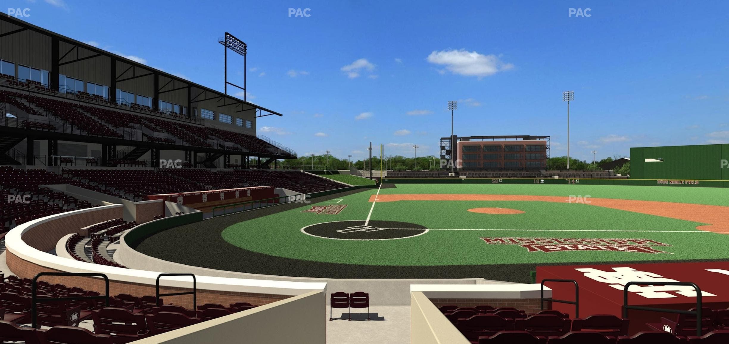 Dudy Noble Field - Section 106 Seat View