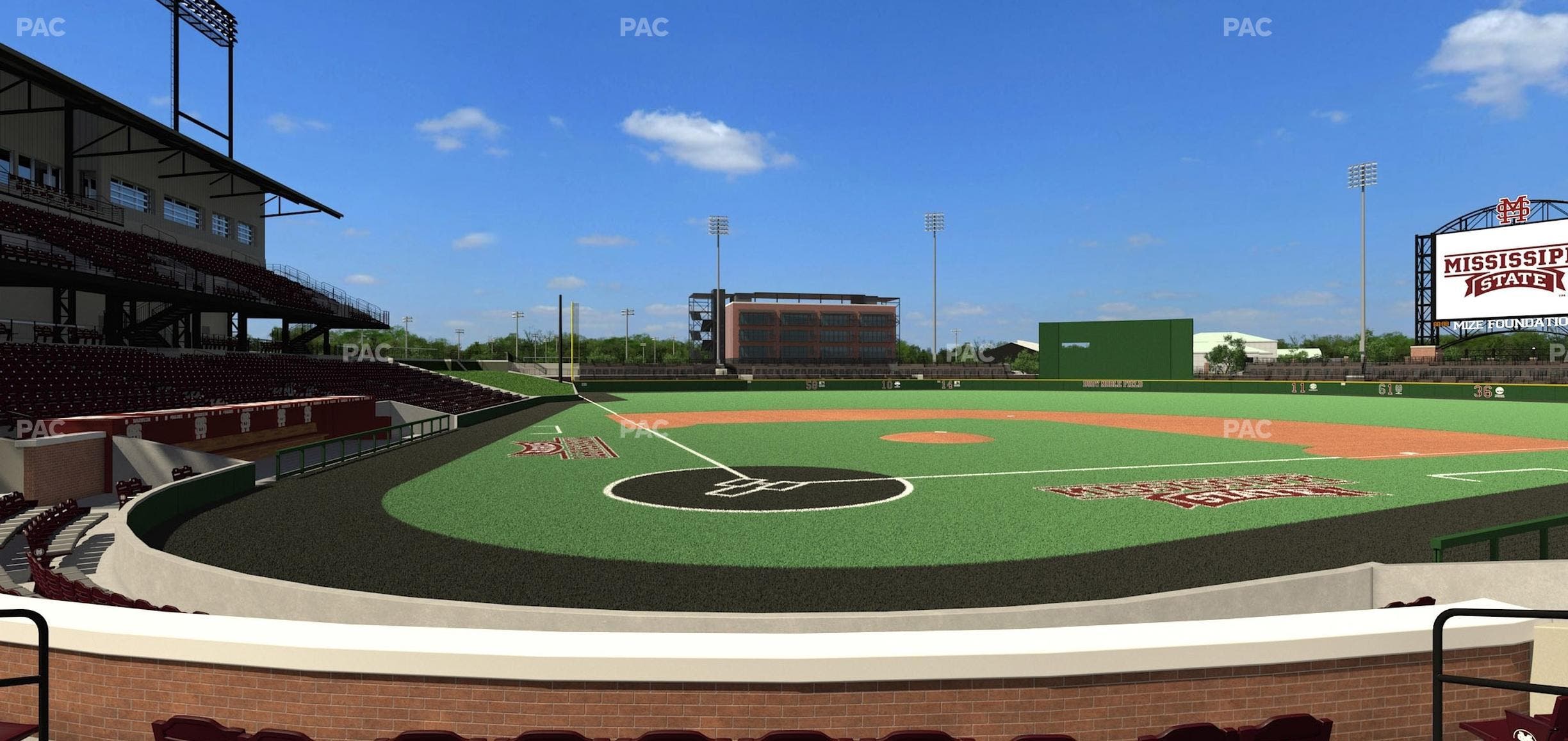 Dudy Noble Field - Section 107 Seat View