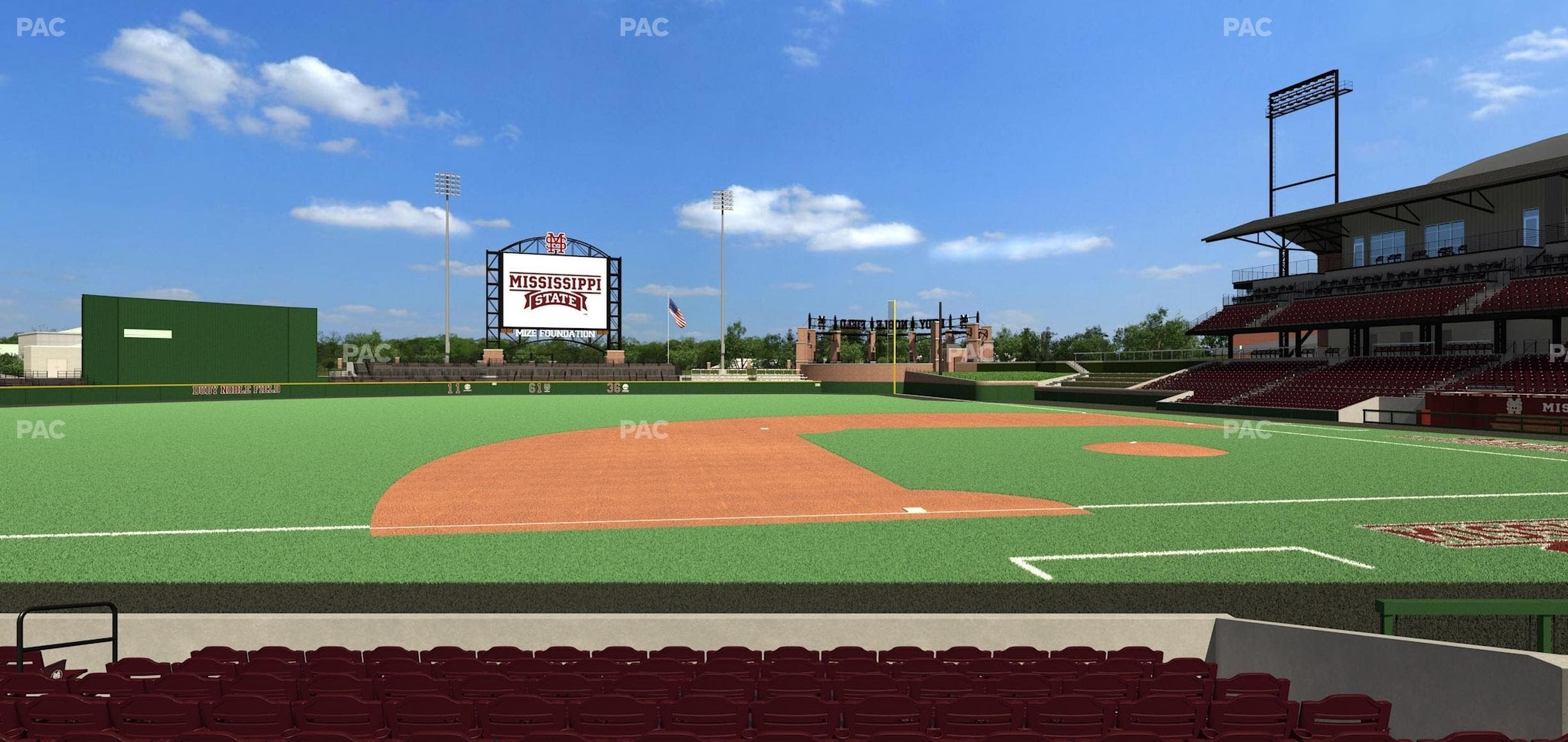 Dudy Noble Field - Section 113 Seat View