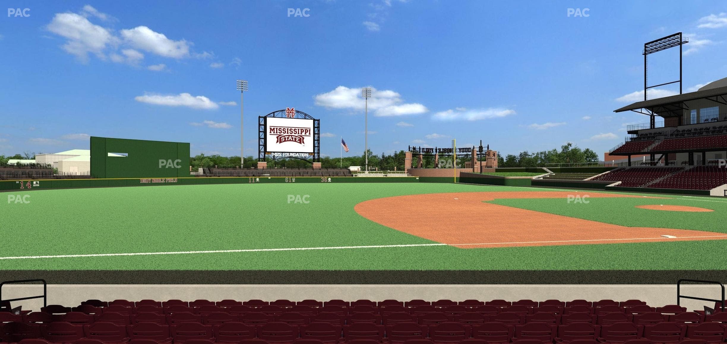 Dudy Noble Field - Section 114 Seat View
