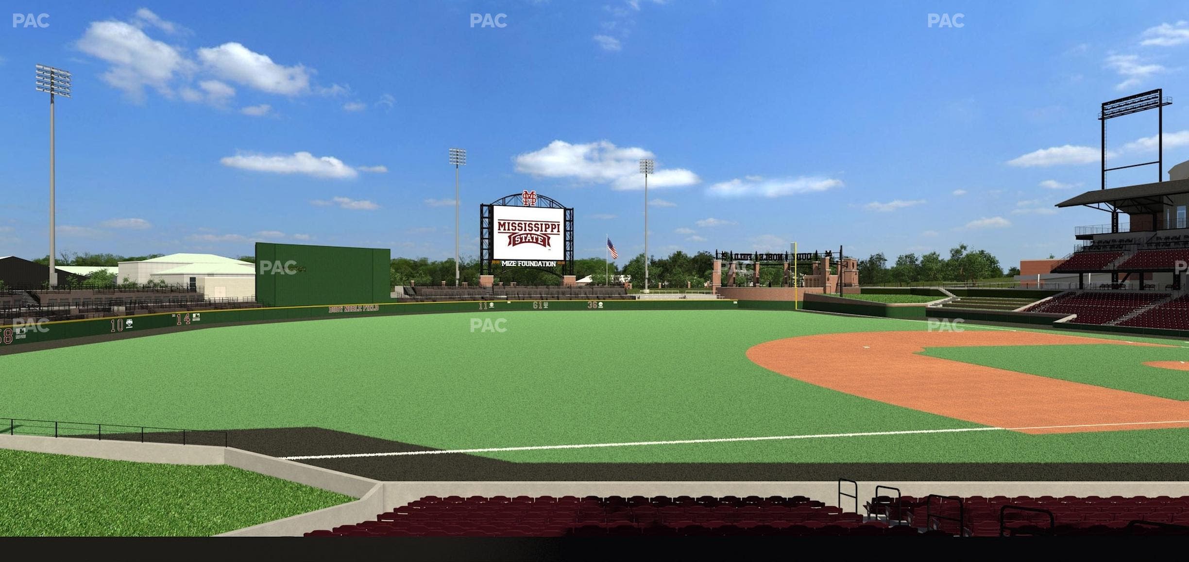 Dudy Noble Field - Section 115 Seat View