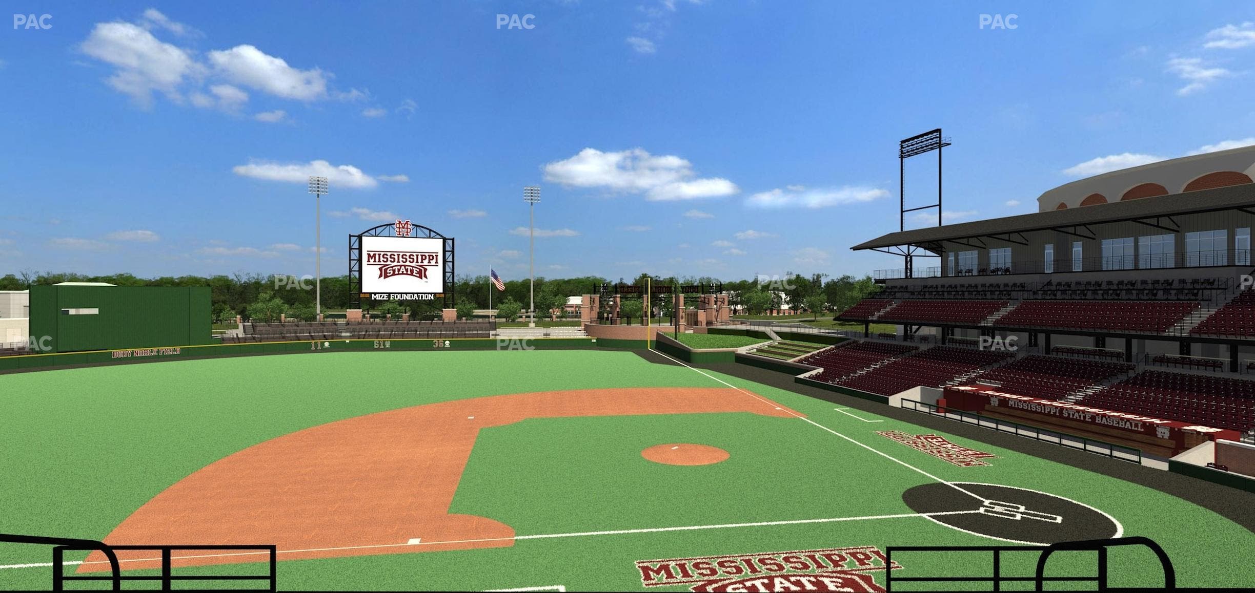 Dudy Noble Field - Section 214 Seat View