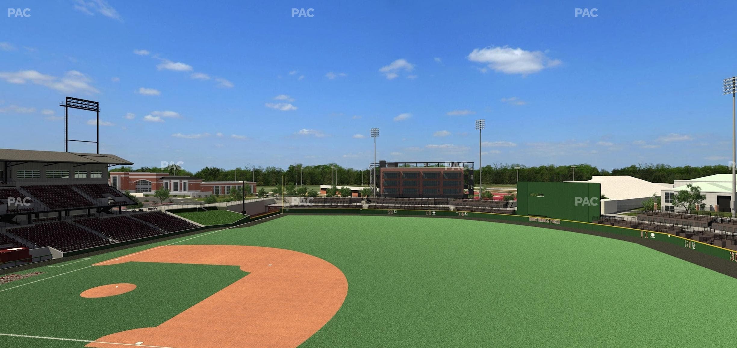 Dudy Noble Field - Section Club 201 Seat View