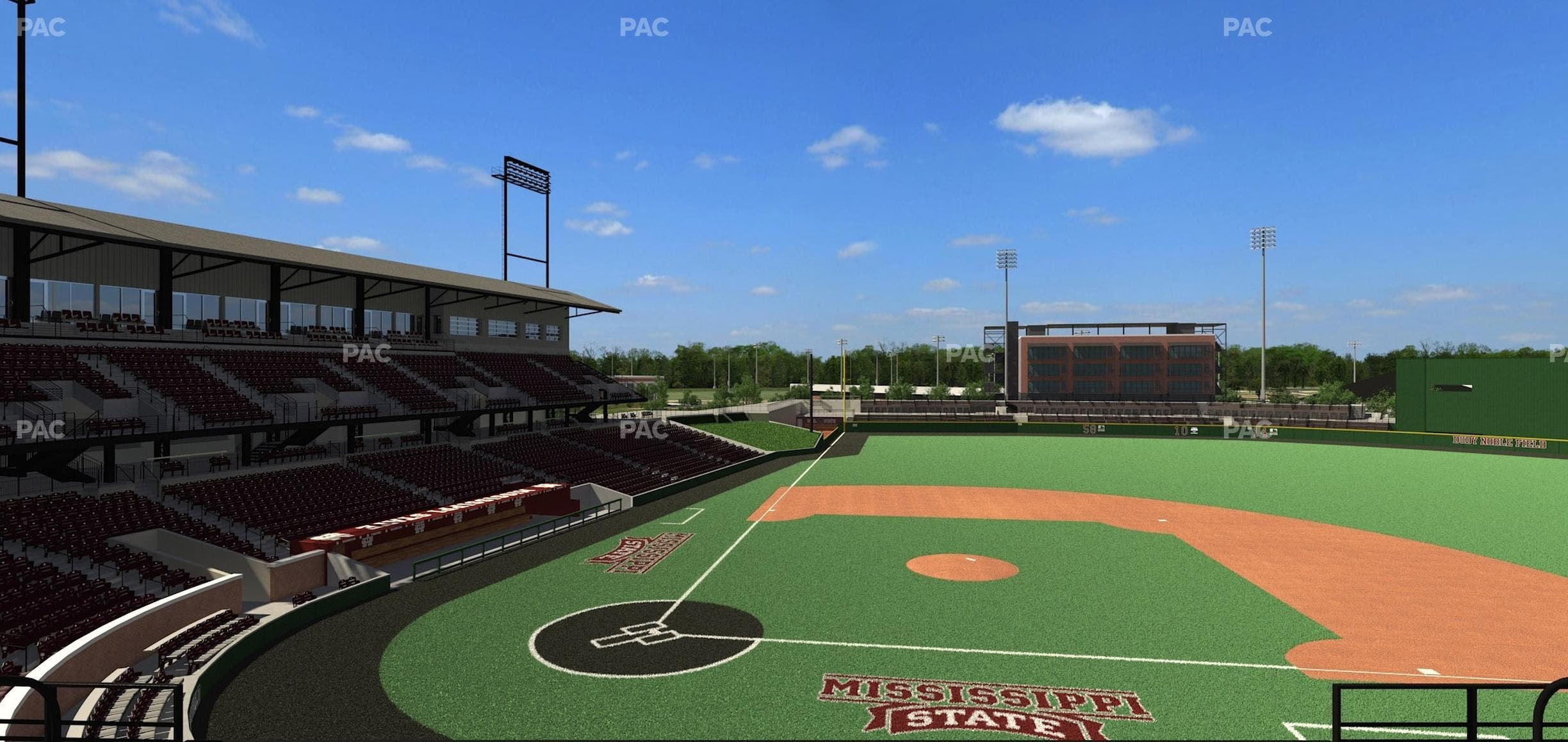 Dudy Noble Field - Section Club 204 Seat View