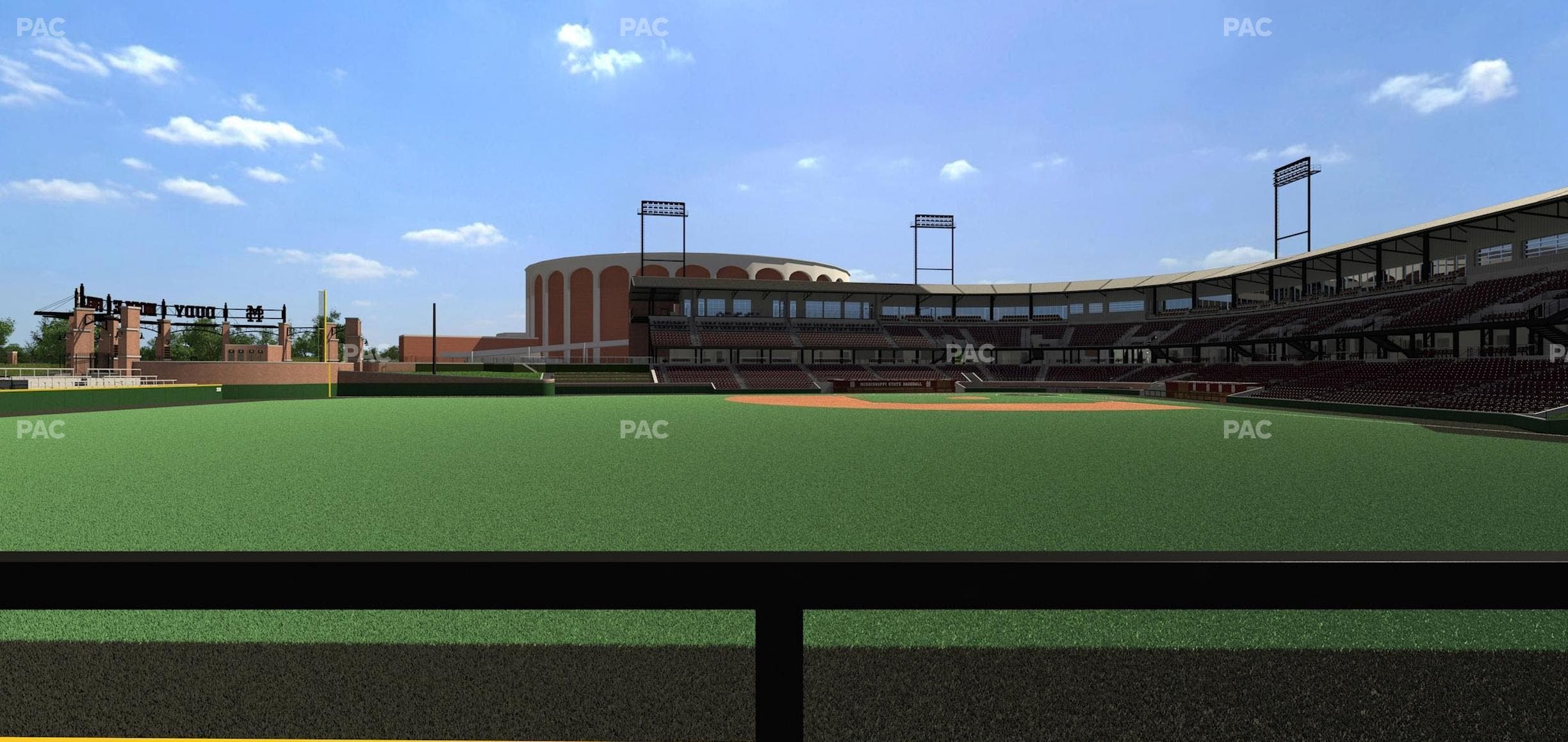 Dudy Noble Field - Section Left Field Lounge 17 Seat View