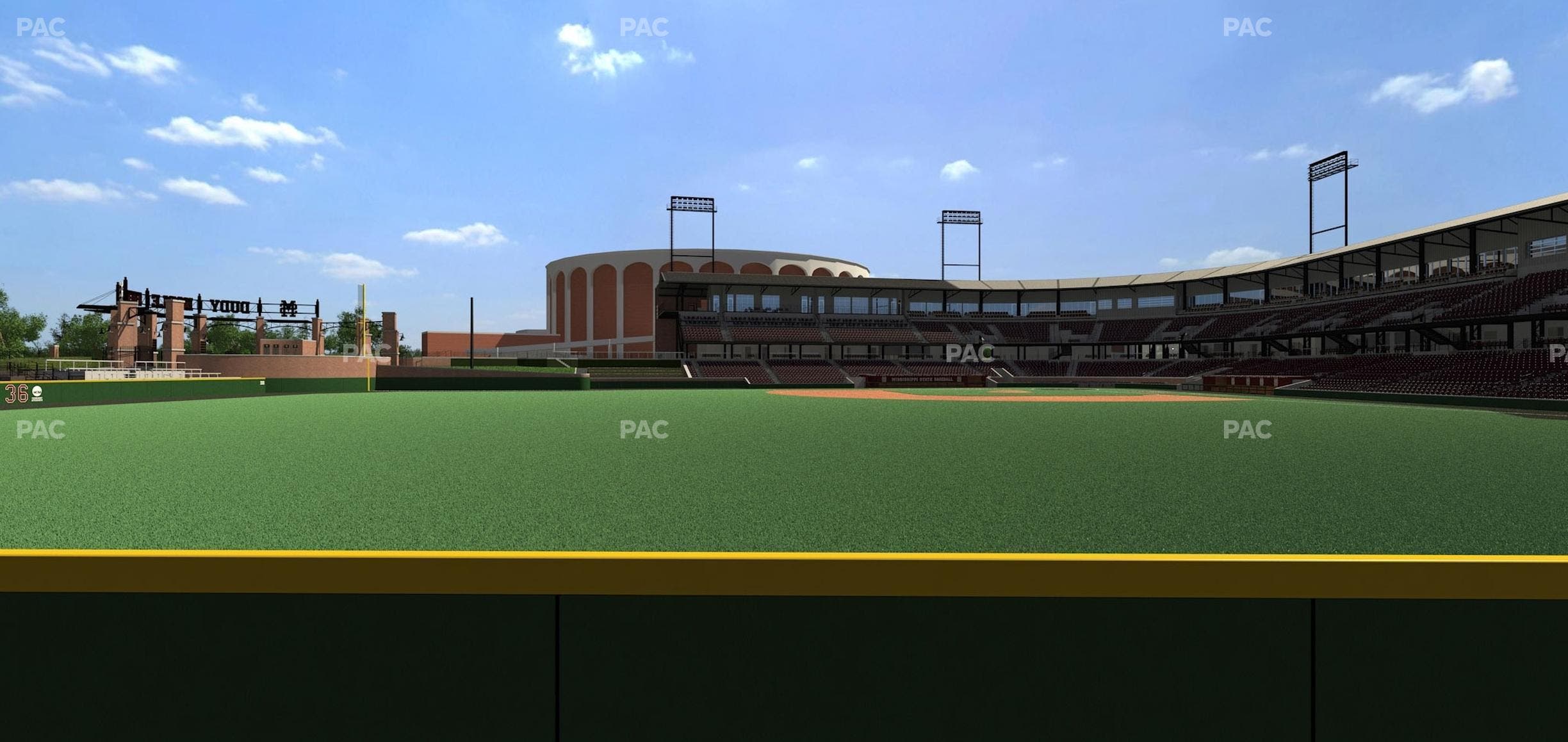 Dudy Noble Field - Section Left Field Lounge 19 Seat View