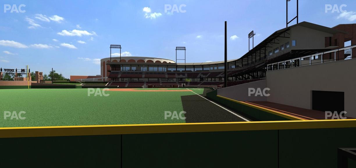 Dudy Noble Field - Section Left Field Lounge 2 Seat View