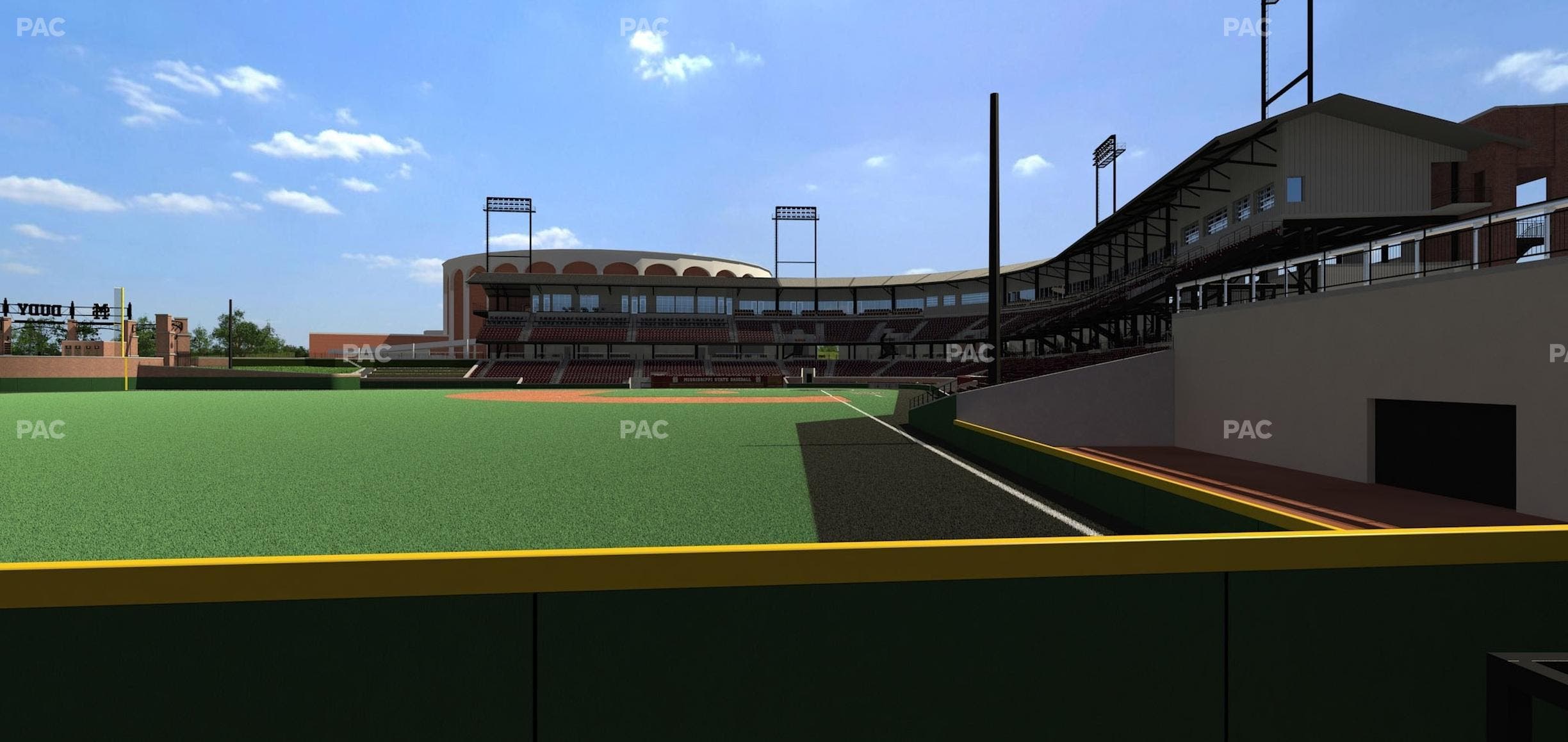 Dudy Noble Field - Section Left Field Lounge 2 Seat View