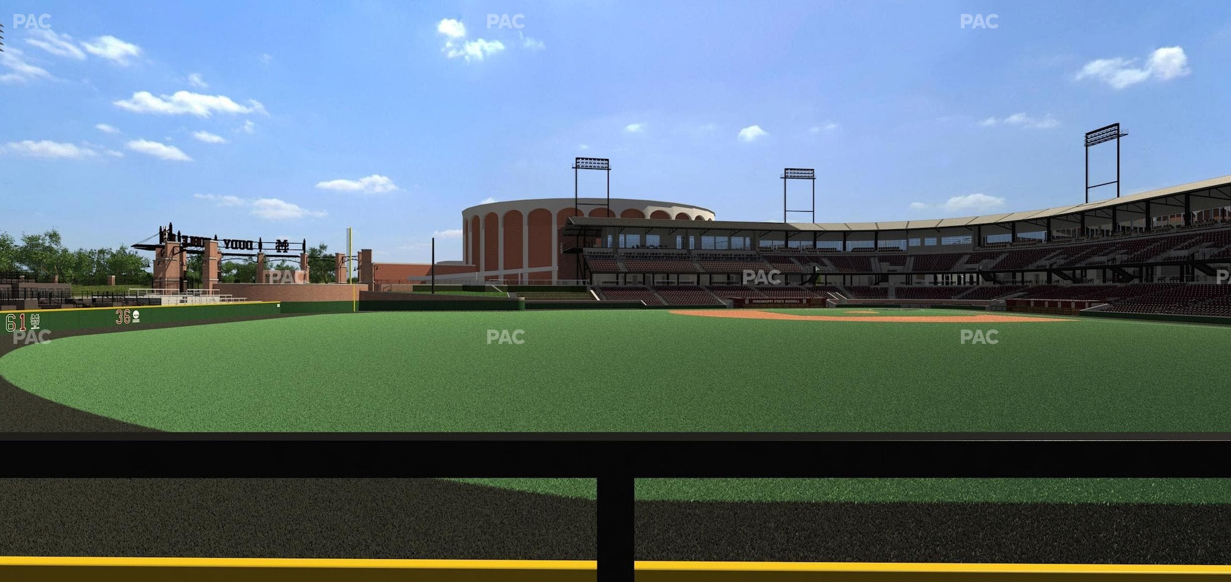 Dudy Noble Field - Section Left Field Lounge 23 Seat View