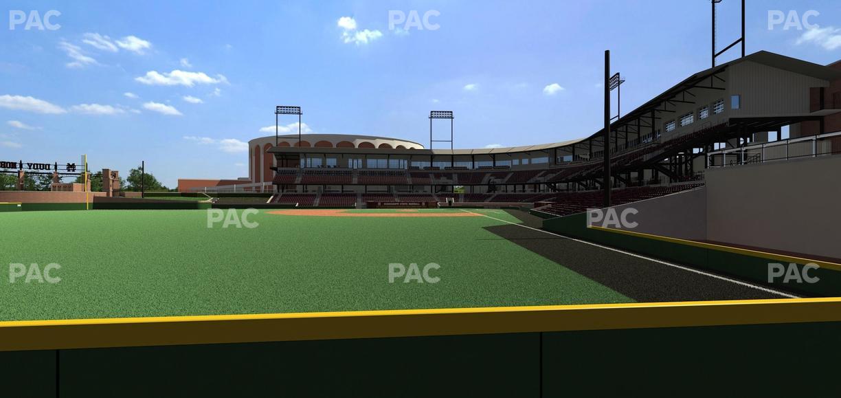 Dudy Noble Field - Section Left Field Lounge 4 Seat View