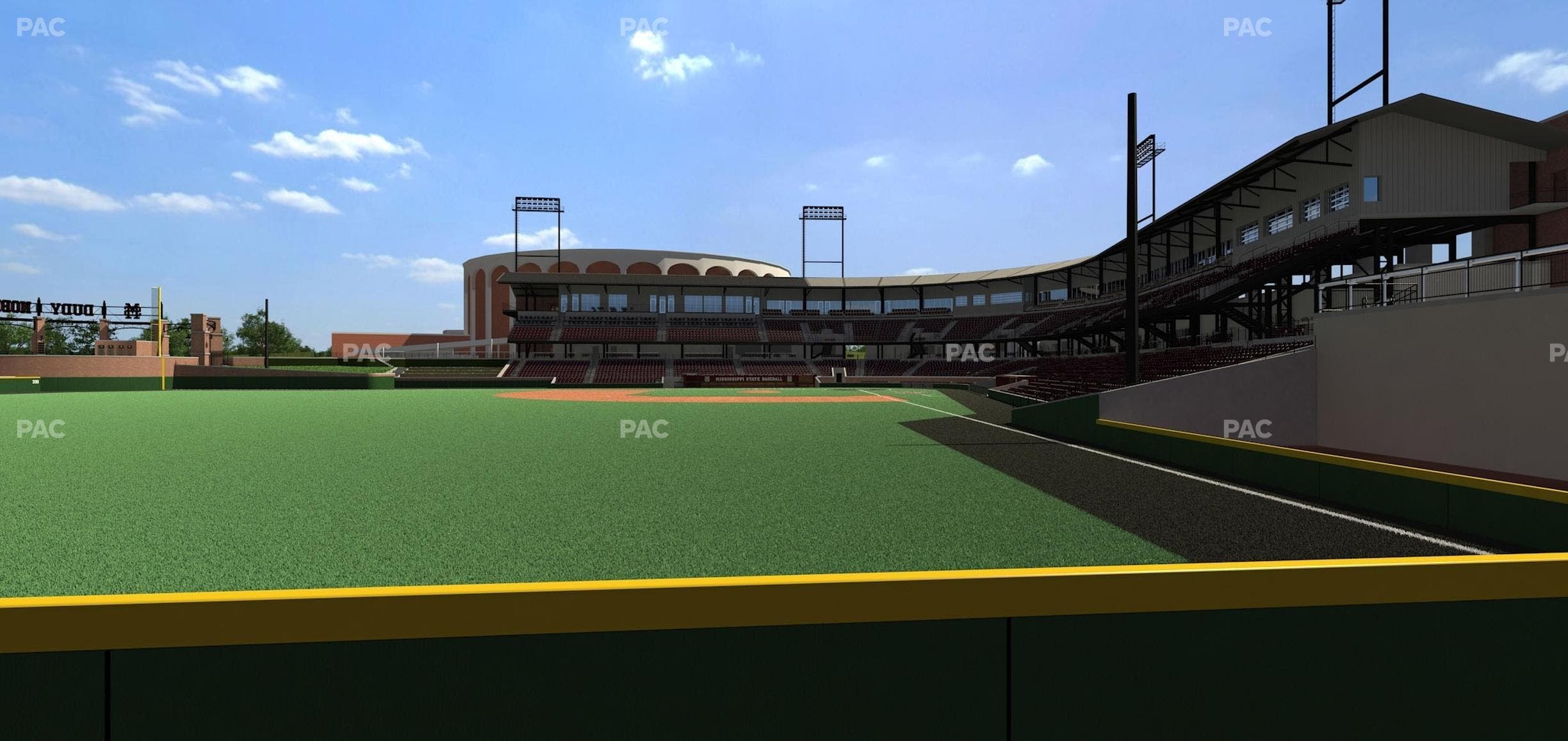 Dudy Noble Field - Section Left Field Lounge 4 Seat View