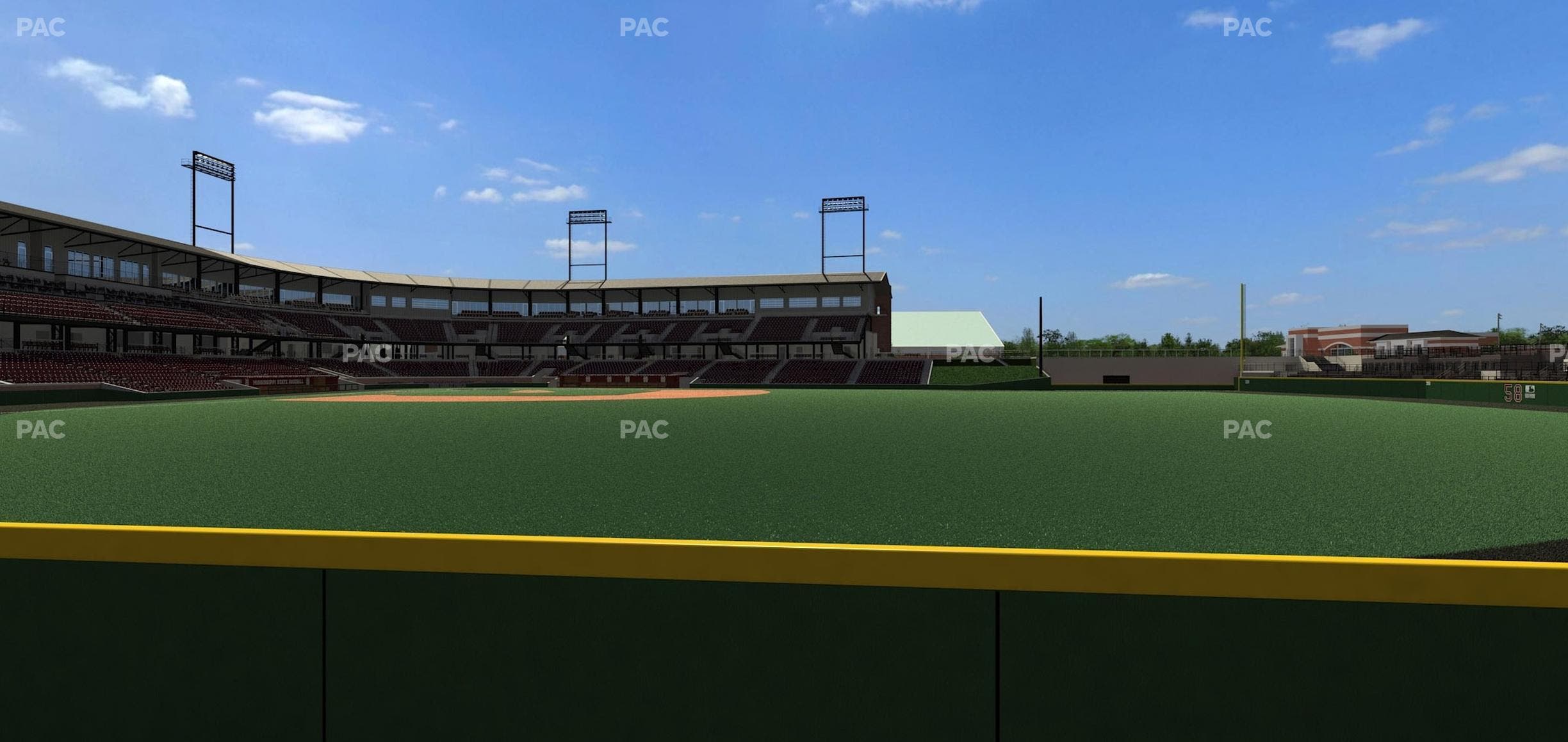 Dudy Noble Field - Section Left Field Lounge 42 Seat View