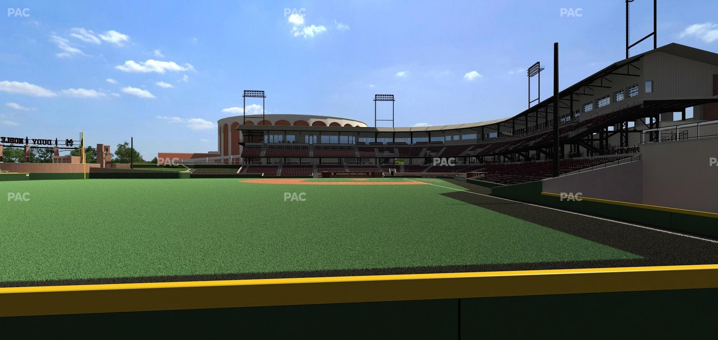 Dudy Noble Field - Section Left Field Lounge 5 Seat View