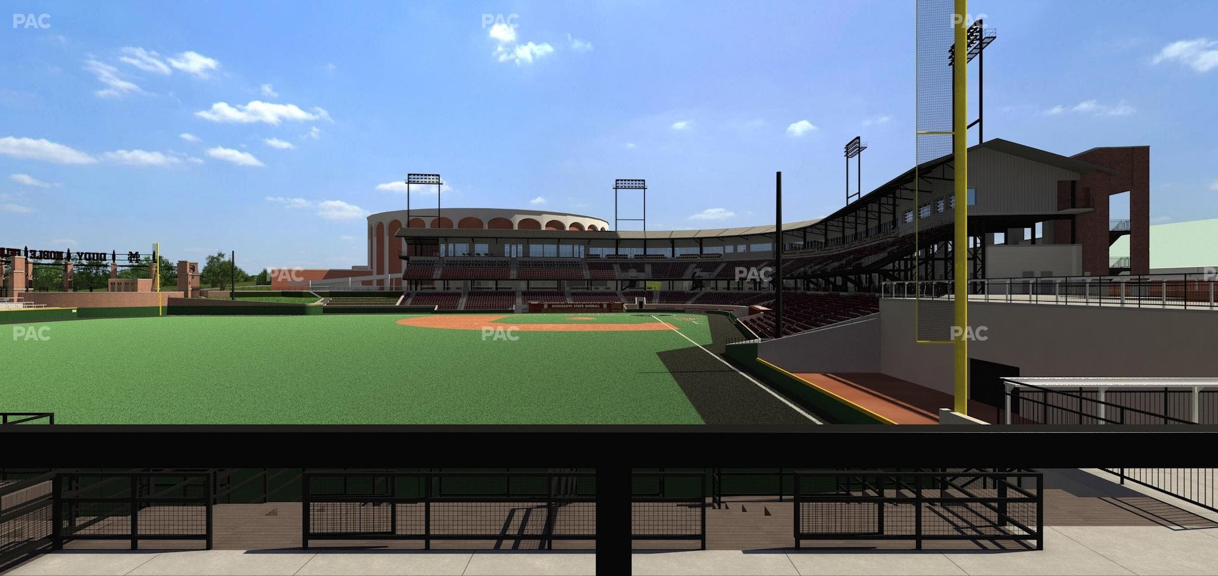 Dudy Noble Field - Section Left Field Lounge 53 Seat View