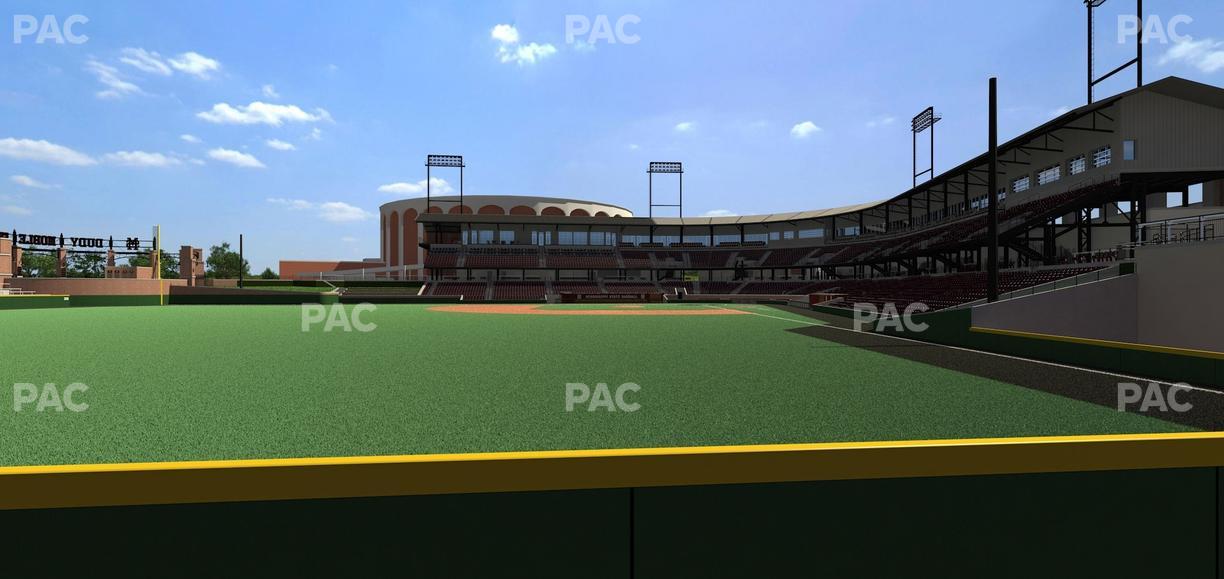 Dudy Noble Field - Section Left Field Lounge 6 Seat View
