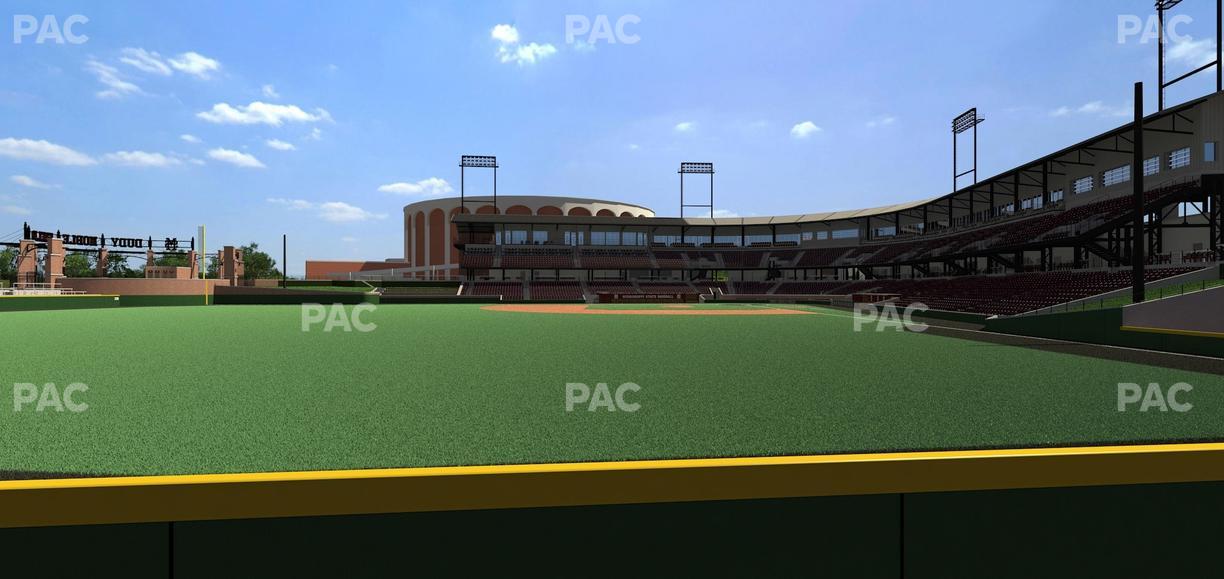 Dudy Noble Field - Section Left Field Lounge 9 Seat View